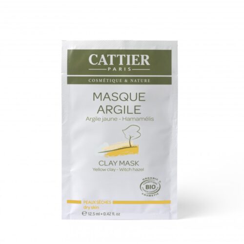 masque unidose argile jaune cattier