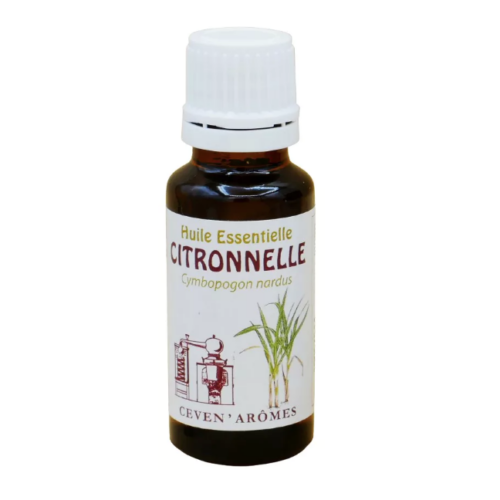 Huile essentielle citronnelle 20ml - ceven'aromes